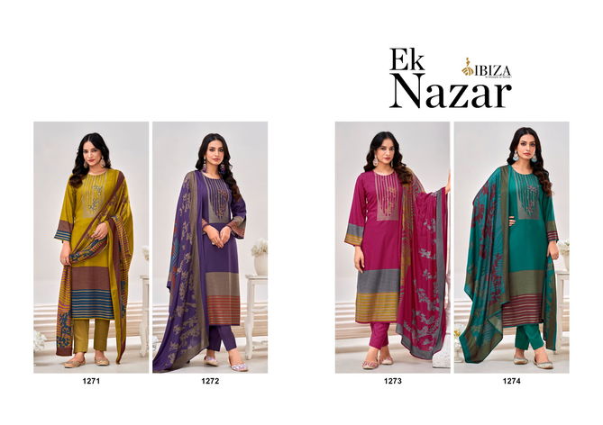 Ek Nazar By Ibiza Viscose Musline Salwar Kameez Wholesale Price In Surat